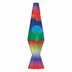 14.5" Rainbow Lava Lamp