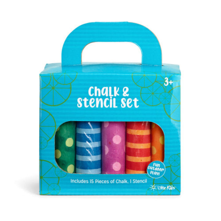 Fubbles SUmmer Fun Chalk & Stencil Set