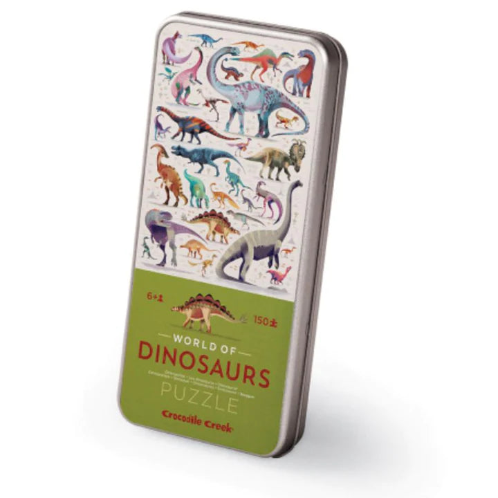 150pc Tin World of Dinosaurs Puzzle