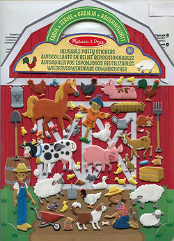 Farm Reuseable Puffy Stickers - Melissa & Doug