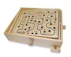 Wood Labyrinth Game