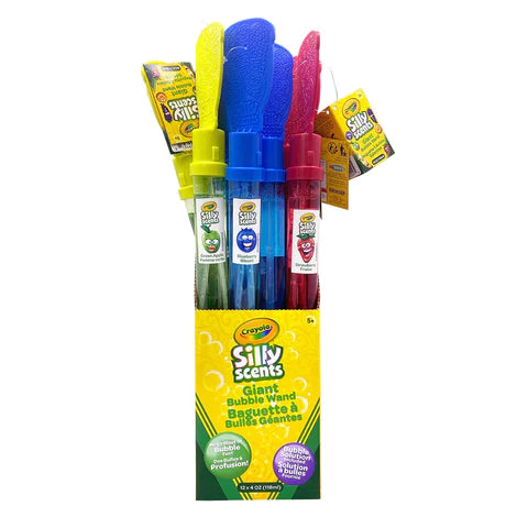 Crayola 4oz Silly Scents Bubble Wand Assortment
