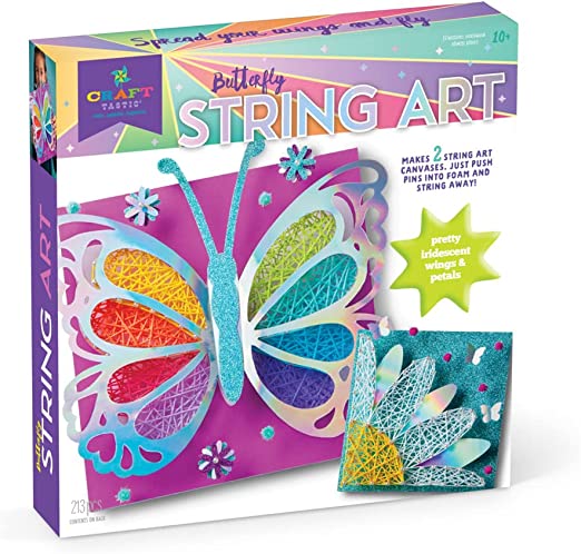 Butterfly String Art - Craft-tastic