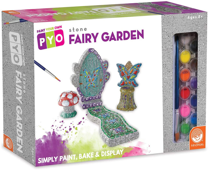 Paint-Your-Own Stone Fairy Garden