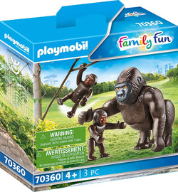 Playmobil Zoo- Gorilla With Babies