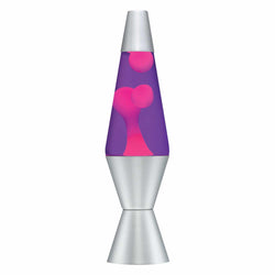 14.5" Lava Lamp Pink/Purple