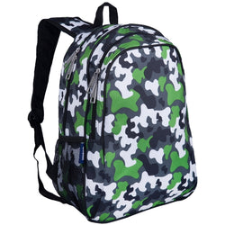 Green Camo Backpack - 15 inch
