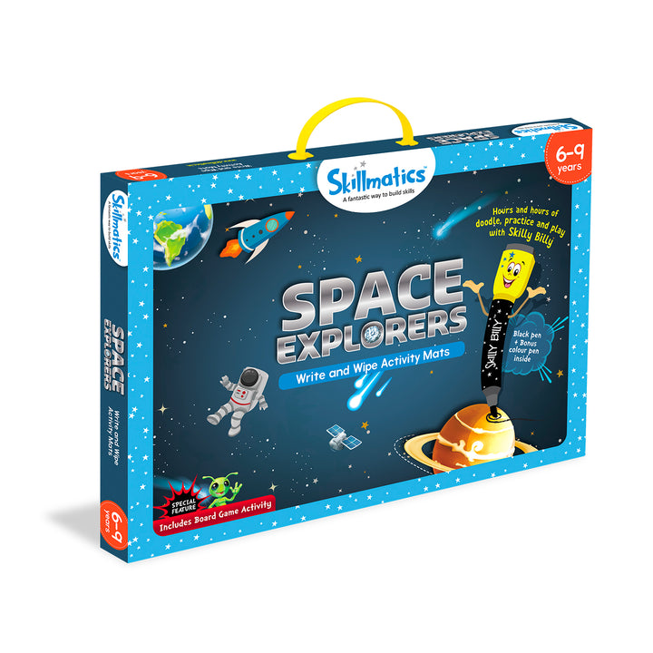 Space Explorers Write & Wipe Activity Mats