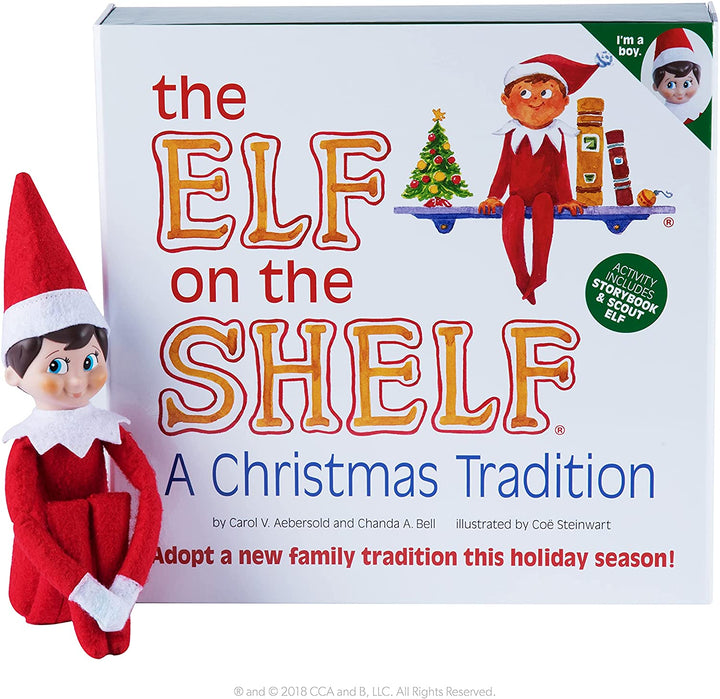 Elf On The Shelf Box Set Boy with Book