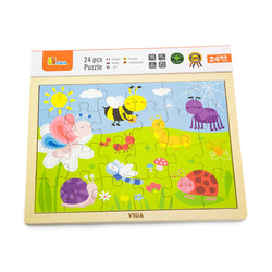 24pc Happy Insects Puzzle