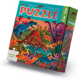 60pc Foil Puzzle: Dazzling Dinosaurs