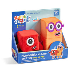 Numberblock 1 and 2 Playful Pals Plush