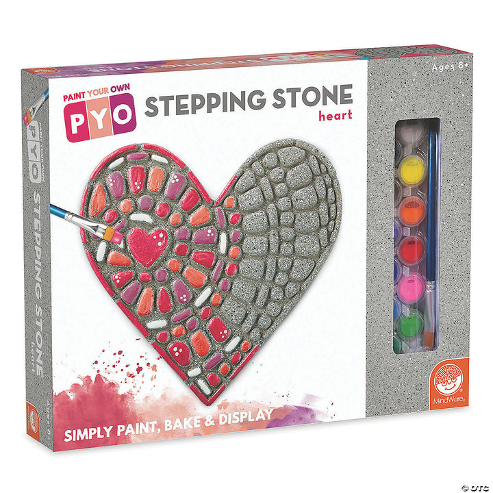Paint-Your-Own Stepping Stone: Heart