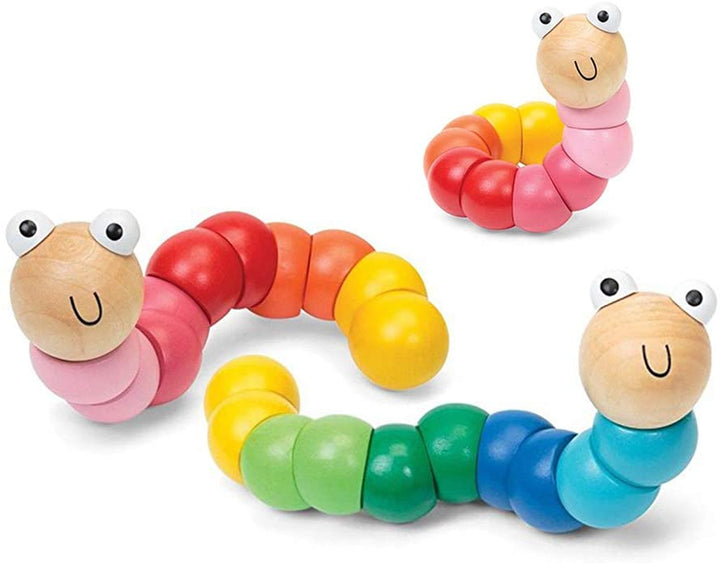 Flexible Wooden Caterpillar