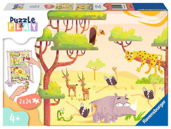 Safari: Puzzle & Play 2 x 24pc
