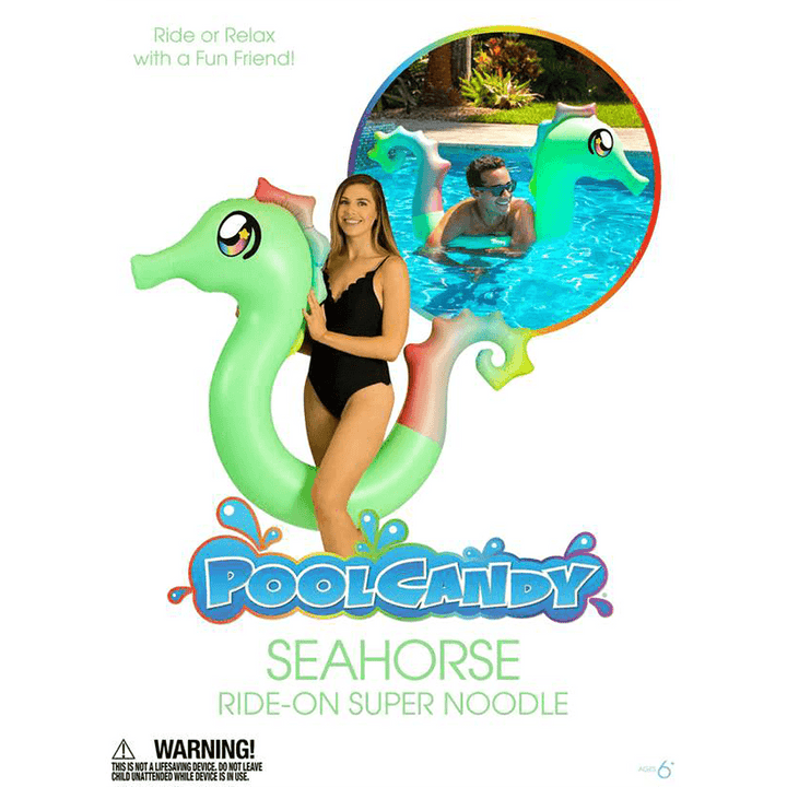 Seahorse Ride-on Pool Noodle - Pool Candy