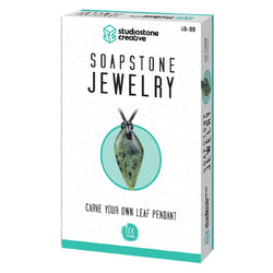 Leaf Pendant Soapstone Carving Kit