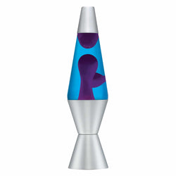 14.5"  Lava Lamp Purple/Blue/Silver