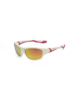 Koolsun Sport Sunglasses:White Cabaret, Size 6-12