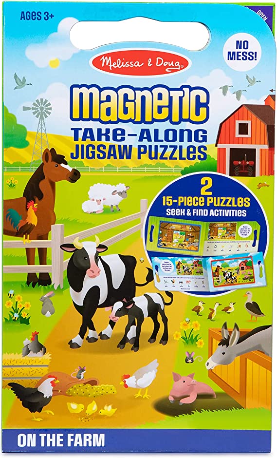 On the Farm - Take Along Magnetic Puzzle - Melissa & Doug