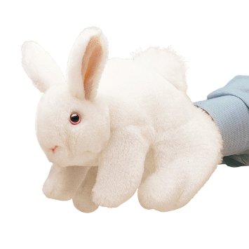 White Bunny Rabbit Puppet