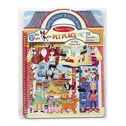 Melissa & Doug Puffy Sticker Book: Pets