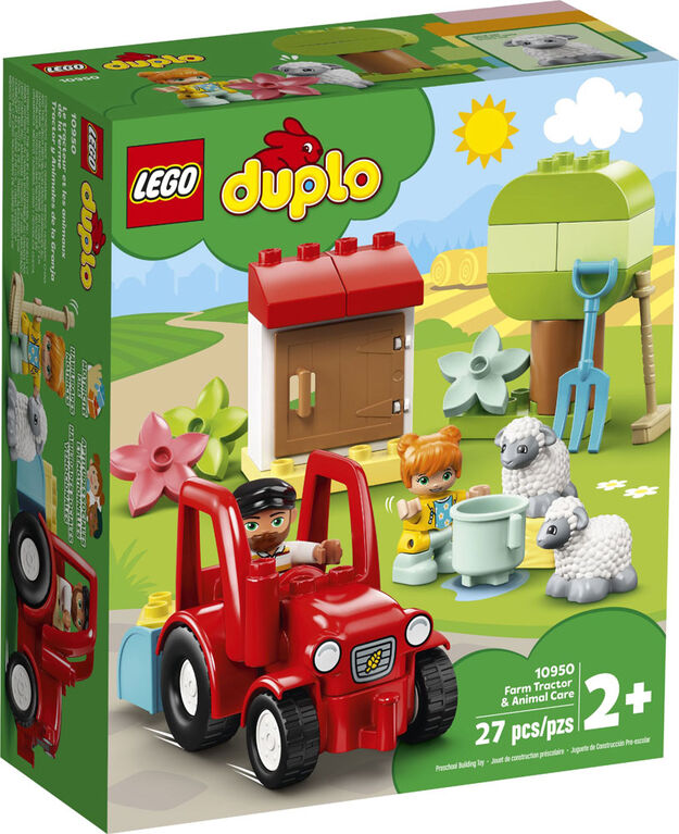 Duplo Town Farm Tractor & Animal Care