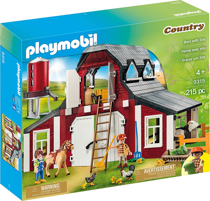 Playmobil Farm - Barn With Silo