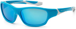 Koolsun Sport Sunglasses: Aqua White, Size 6-12