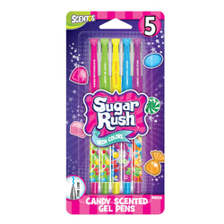 5 Pack Gel Pens - Sugar Rush Scented