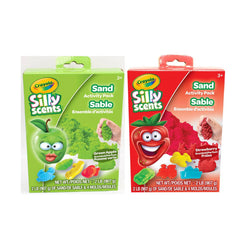 Crayola 2LB Silly Scents Sand Box with 4 Molds