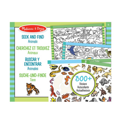 Animal Seek & Find Sticker Pad - Melissa & Doug