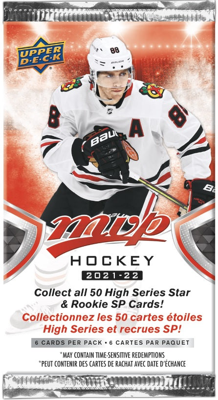 MVP Hockey Cards Booster Packs 21/22