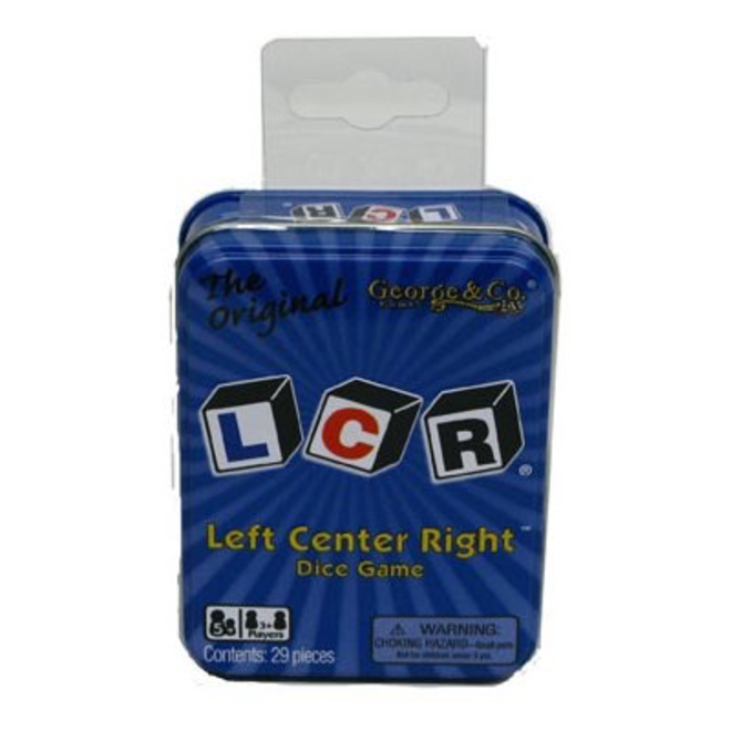 LCR - Left Centre Right Tin