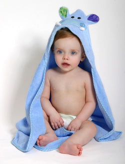 Hooded Bath Towel - Henry Hippo 0-18m