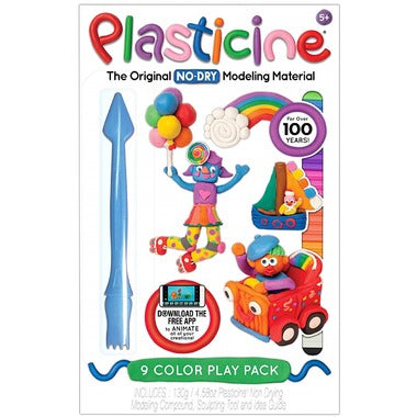 Plasticine - 9 Colour Pack
