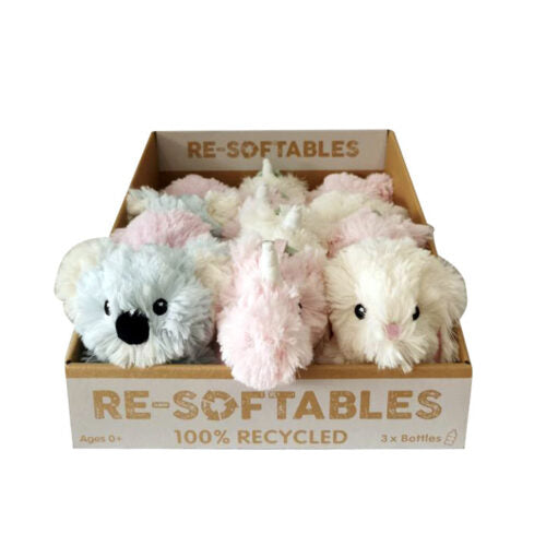 RE-SOFTABLES Mini Plush with Clip Assortment
