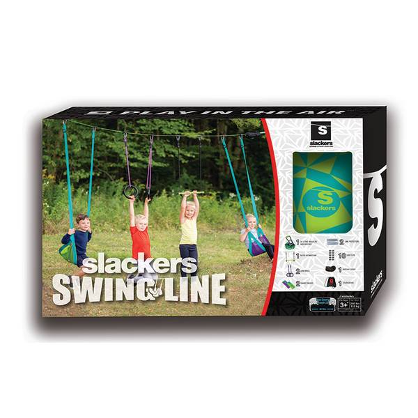 Slackers Swingline 36' with 4 Swinging Obstacles