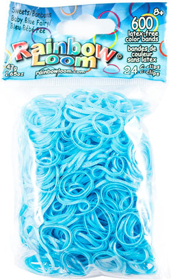 Rainbow Loom Elastics/Clips(600)