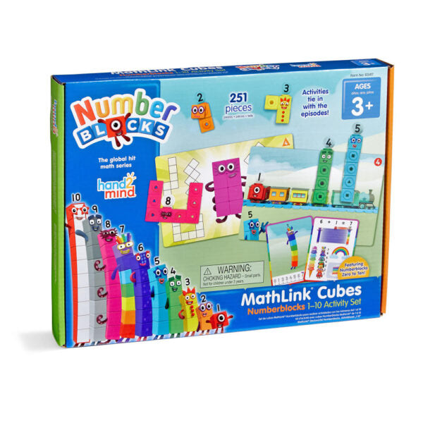 Numberblocks Mathlink Cubes 1-10 Math Activity Set