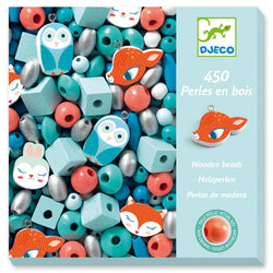 Small Animals Wooden Beads Set
