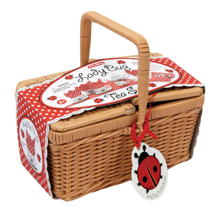 Ladybug Teaset/Basket