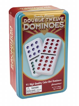 Double 12 Colour Number Dominoes